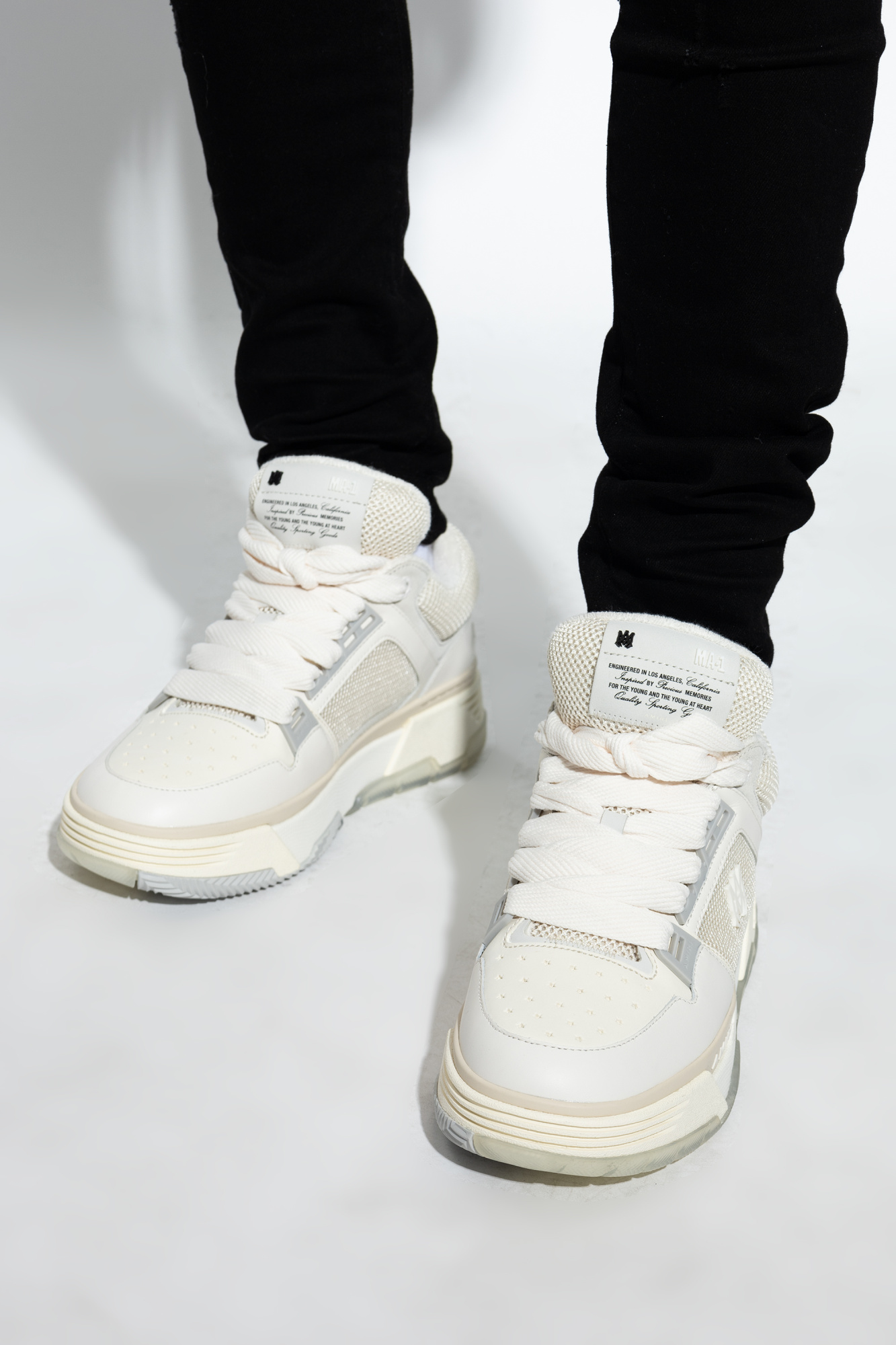 24AW new/AMIRI クラシックロートップスニーカー Sneakers Gray Amiri Men's Classic Low Leather Sneakers - Bergdorf Goodman